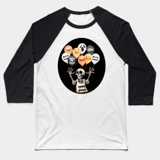 Cute Halloween Skeleton Halloween Balloons Cute Halloween Gifts Baseball T-Shirt